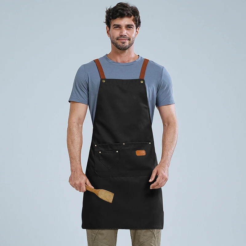 Home Cooking Work - Waterproof Cross Back Adjustable Kitchen Apron
