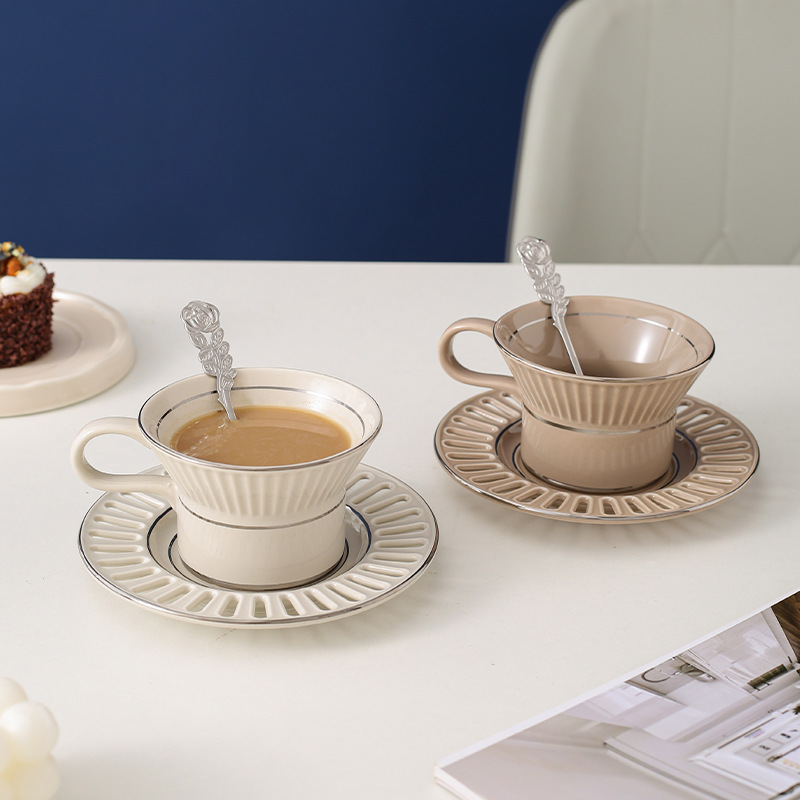 Home Cooking Recipes - Luxury Ceramic Coffee Cup Dish Nordic