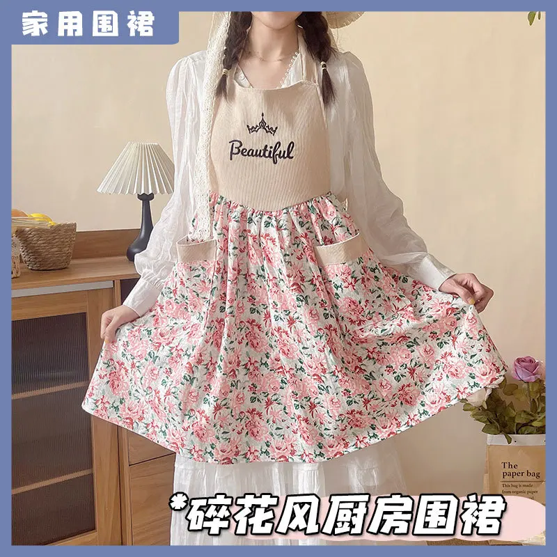 Corduroy apron beautiful for w - đánh giá và giá Home Cooking Work
