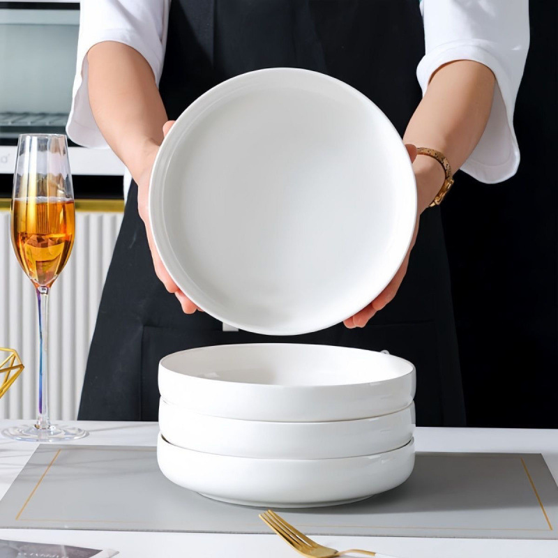 8 In -1/4pc White Ceramic Sala - đánh giá và giá Home Cooking Recipes