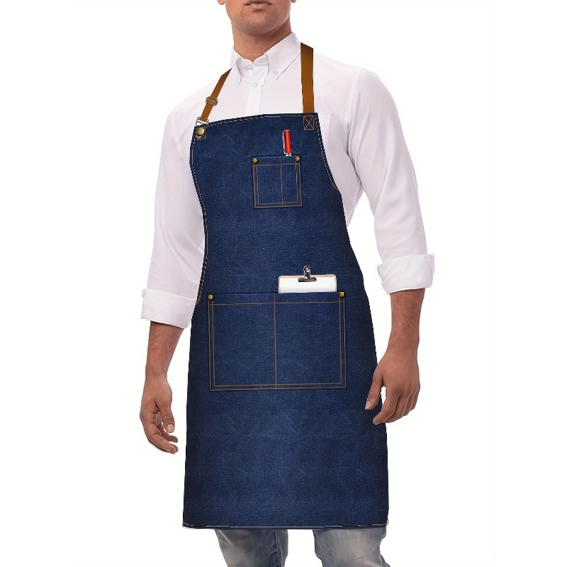 Denim Work Apron for Men Women - đánh giá và giá Home Cooking Work